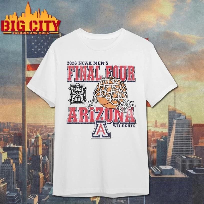 Vintage Arizona Wildcats 2026 Final Four College Shirt
