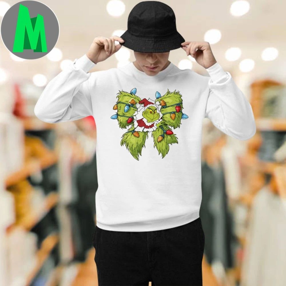 Christmas grinch bow grinch christmas Shirt