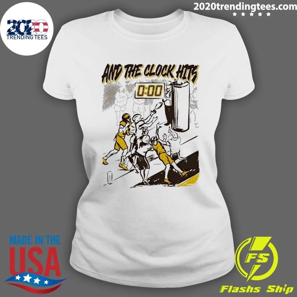 Western Michigan Broncos And The Clock Hits 0 00 Wsu Vs Michigan Shirt