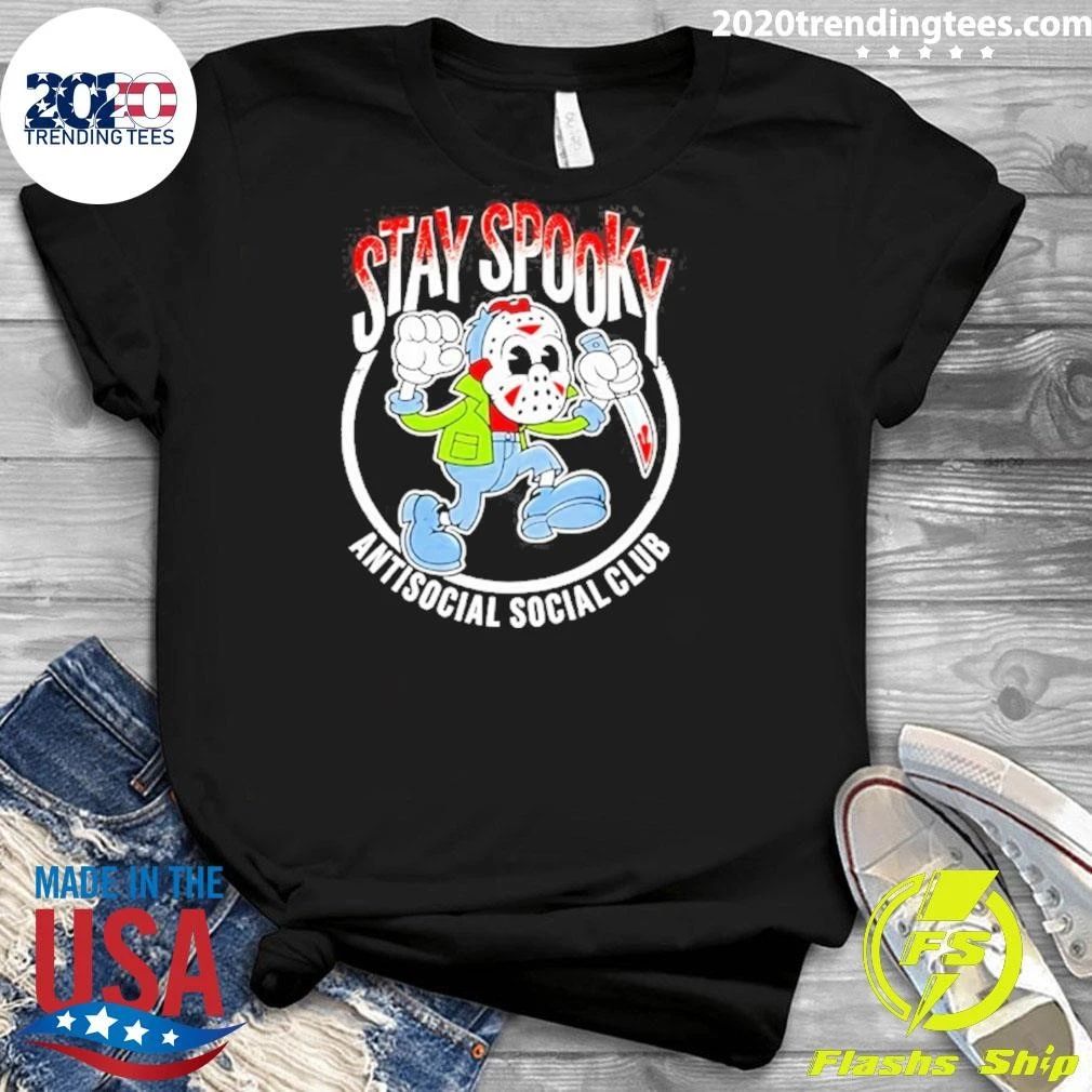 Stay Spooky Antisocial Social Club Jason Voorhees Shirt