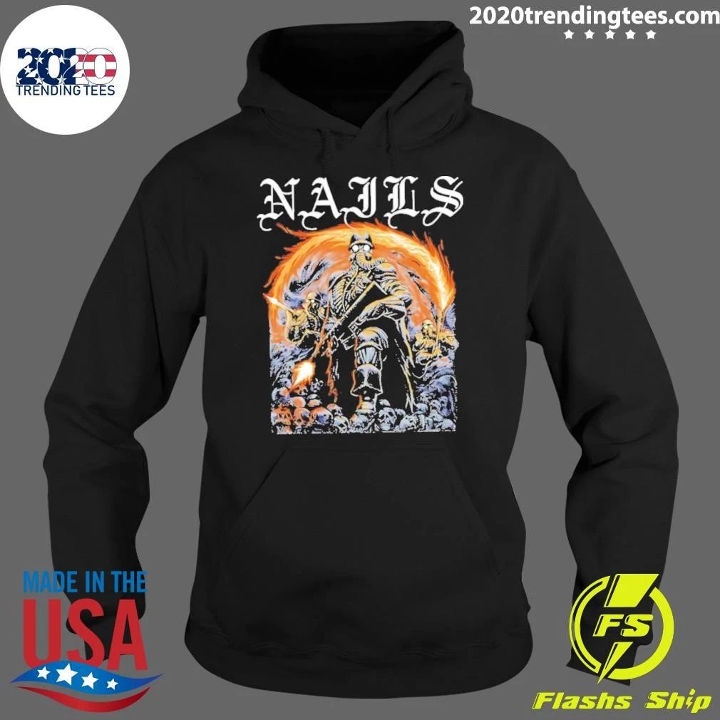 Nails Flamethrower Graphic Shirt