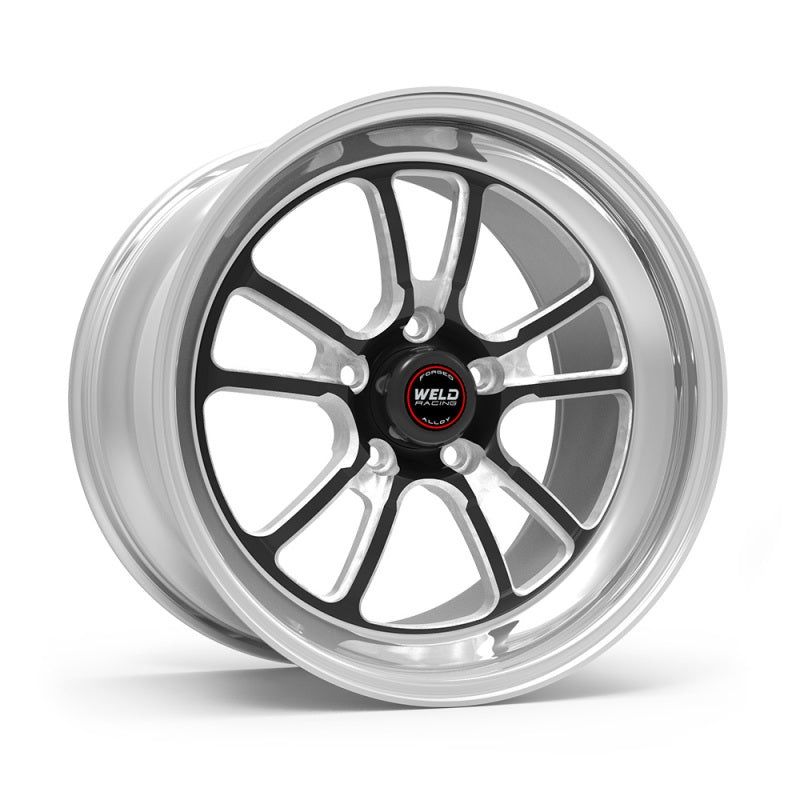 Weld S70 18×5 / 5×4.5 BP / 2.1in. BS Black Wheel (High Pad) – Non-Beadlock