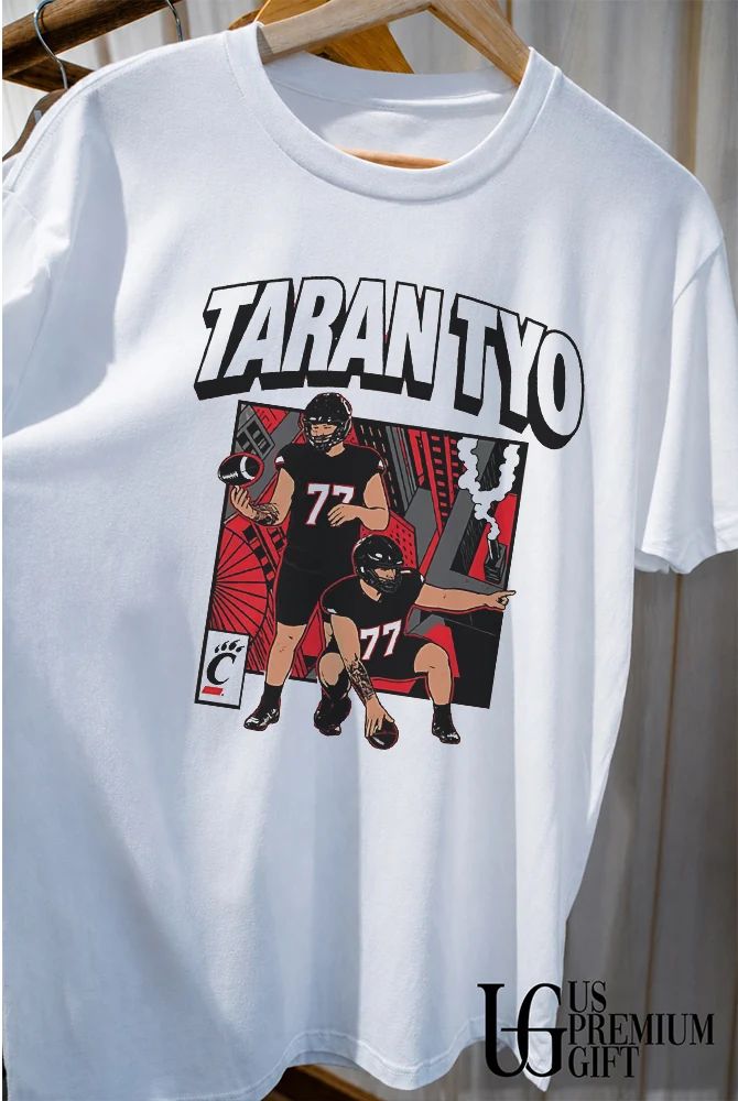 Taran Tyo Cincinnati Bearcats football graphic shirt