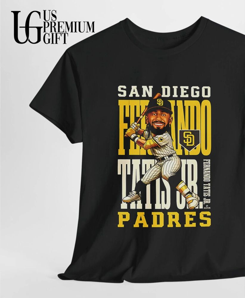 Fernando Tatis Jr. San Diego Padres baseball 2026 caricature shirt