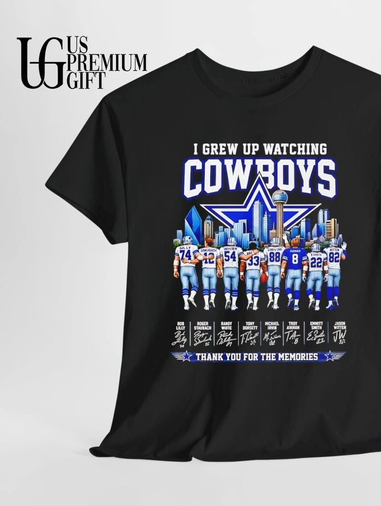 I Grew Up Watching Dallas Cowboys Legends 2026 signatures shirt