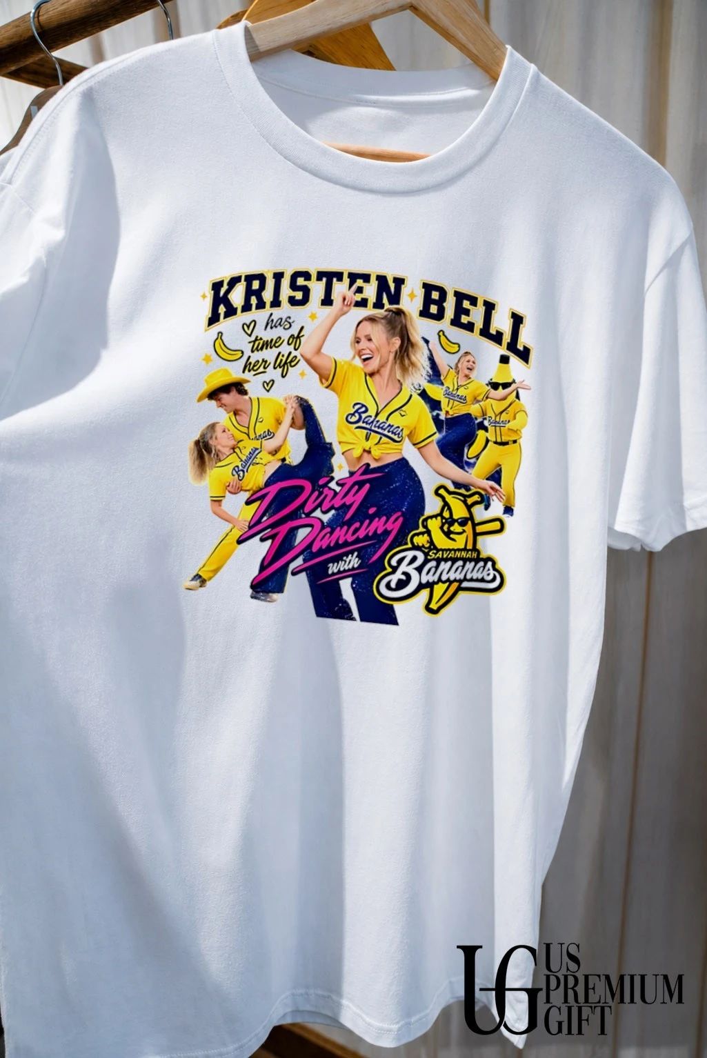 Kristen Bell Time of Her Life Dirty Dancing with Savannah Bananas shirt