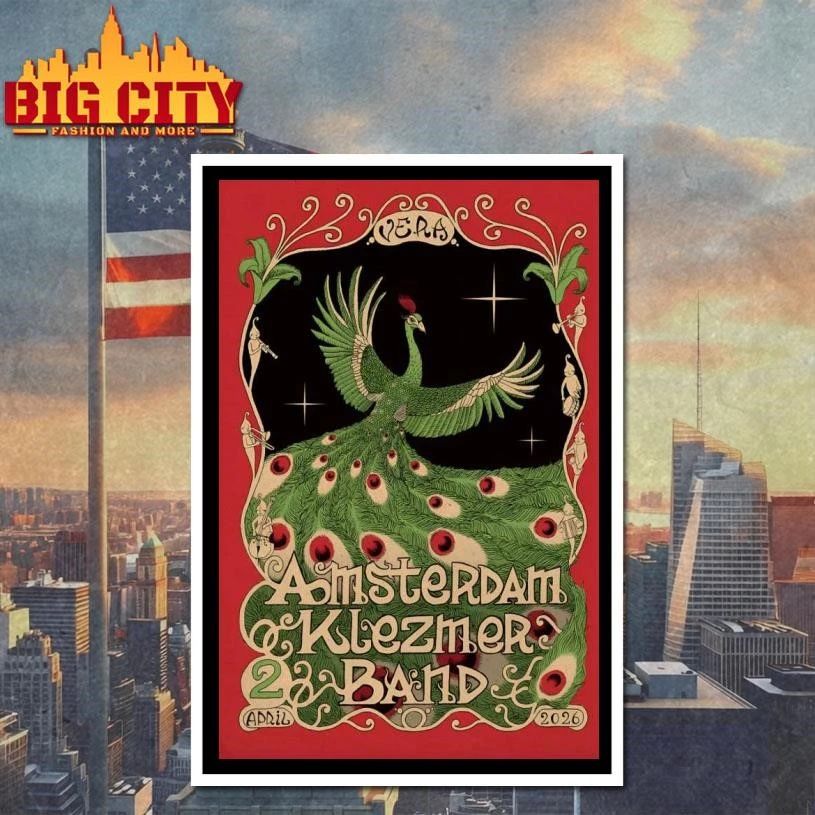 Amsterdam Klezmer Band Apr 2 2026 Vera Groningen NL Poster Shirt