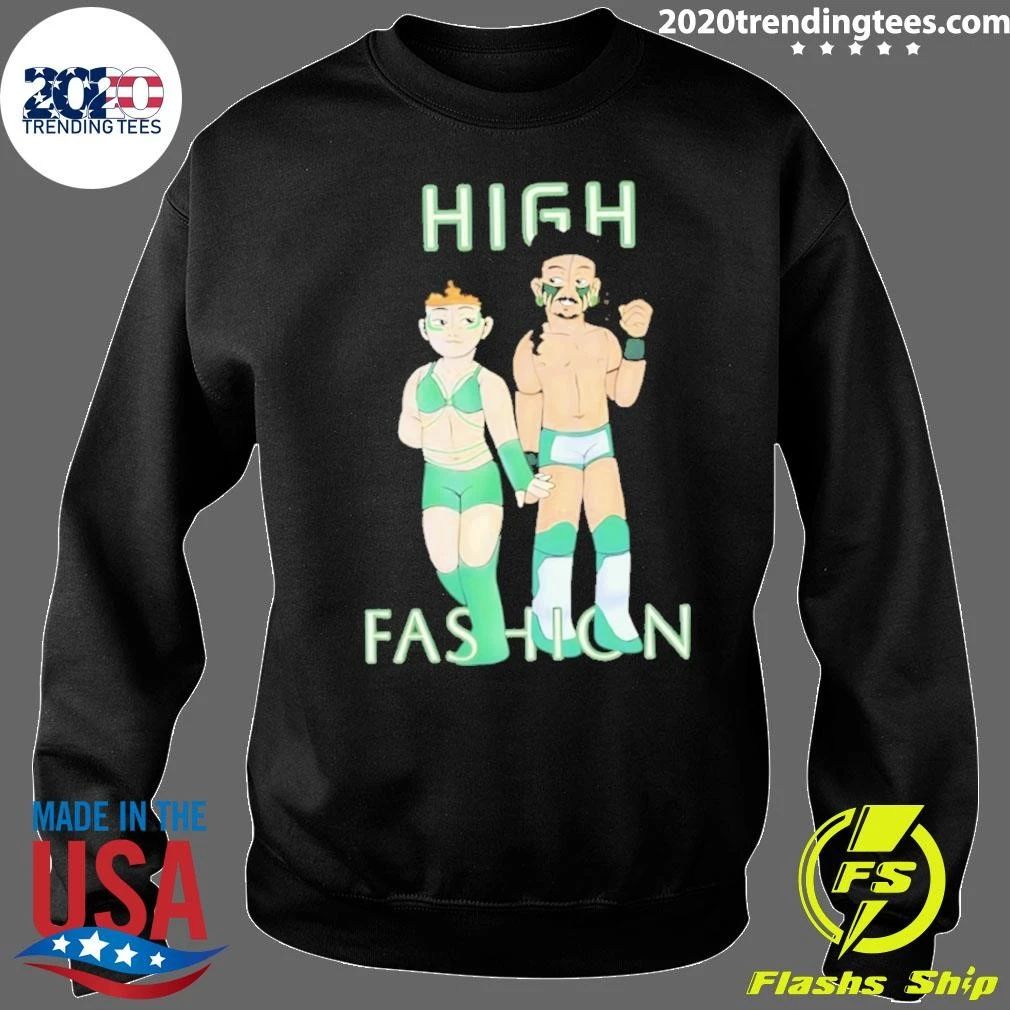 High Fashion Wrestling Wrestlers Cartoon Shirt