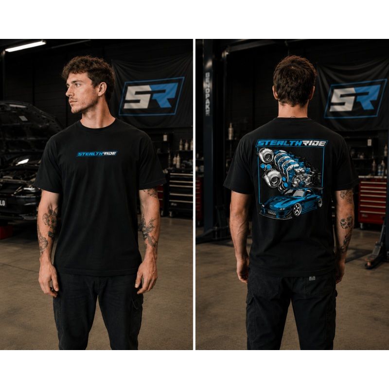 Stealth Ride – RX7 BLUE T SHIRT