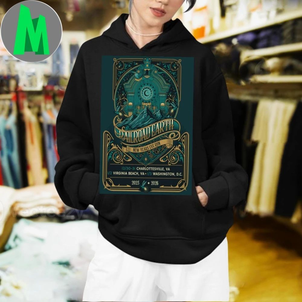 Poster Railroad Earth Tour 2026 New Shirt