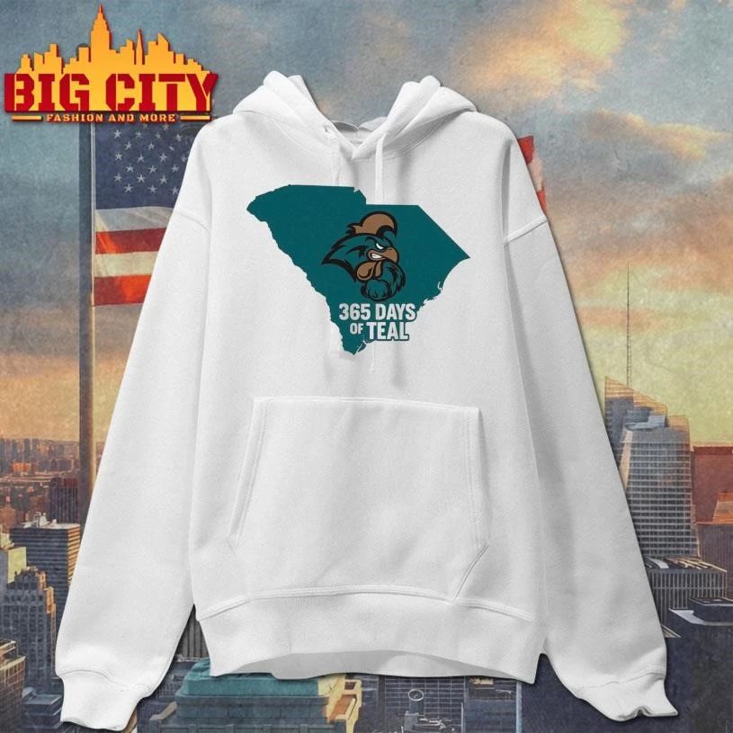 Coastal Carolina Chanticleers 365 Days Of Teal Graphic Shirt