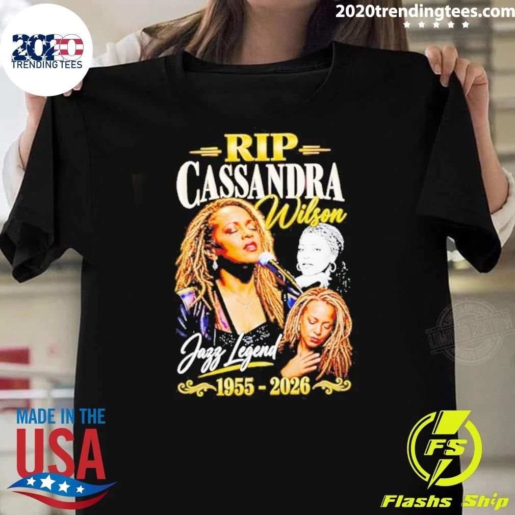 Rip Cassandra Wilson Jazz Legend 1955 2026 Shirt