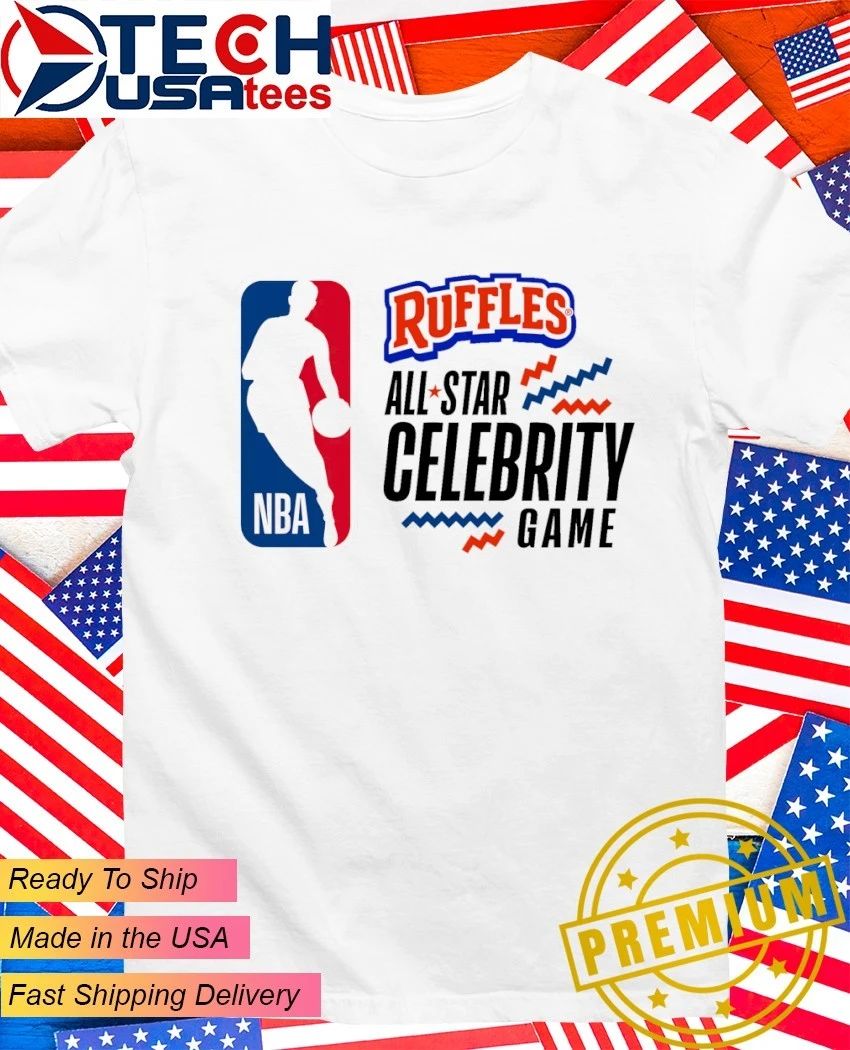 Lil Wayne wearing Ruffles NBA All-Star Celebrity Game shirt