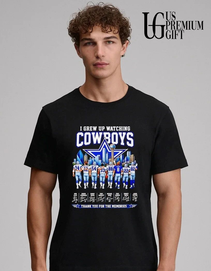 I Grew Up Watching Dallas Cowboys Legends 2026 signatures shirt