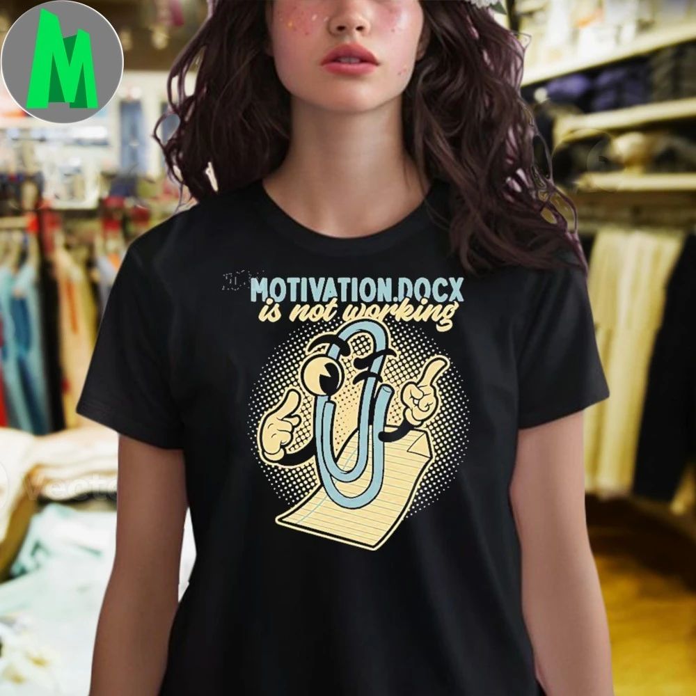 Computer Mascot Motivation Shirt