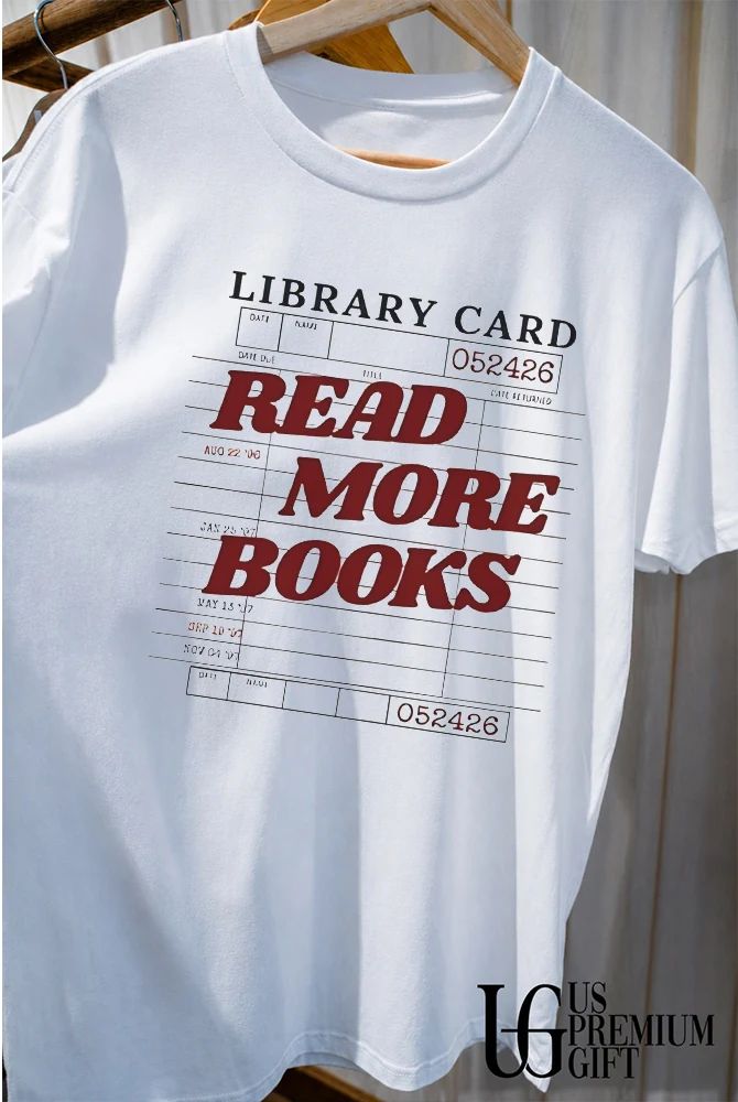Read More Books Library Card Due Date vintage shirt