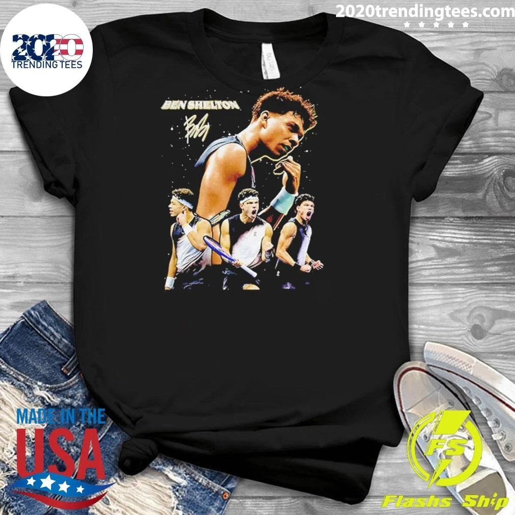 Trinity Rodman Wearing Ben Shelton Graphic Shirt