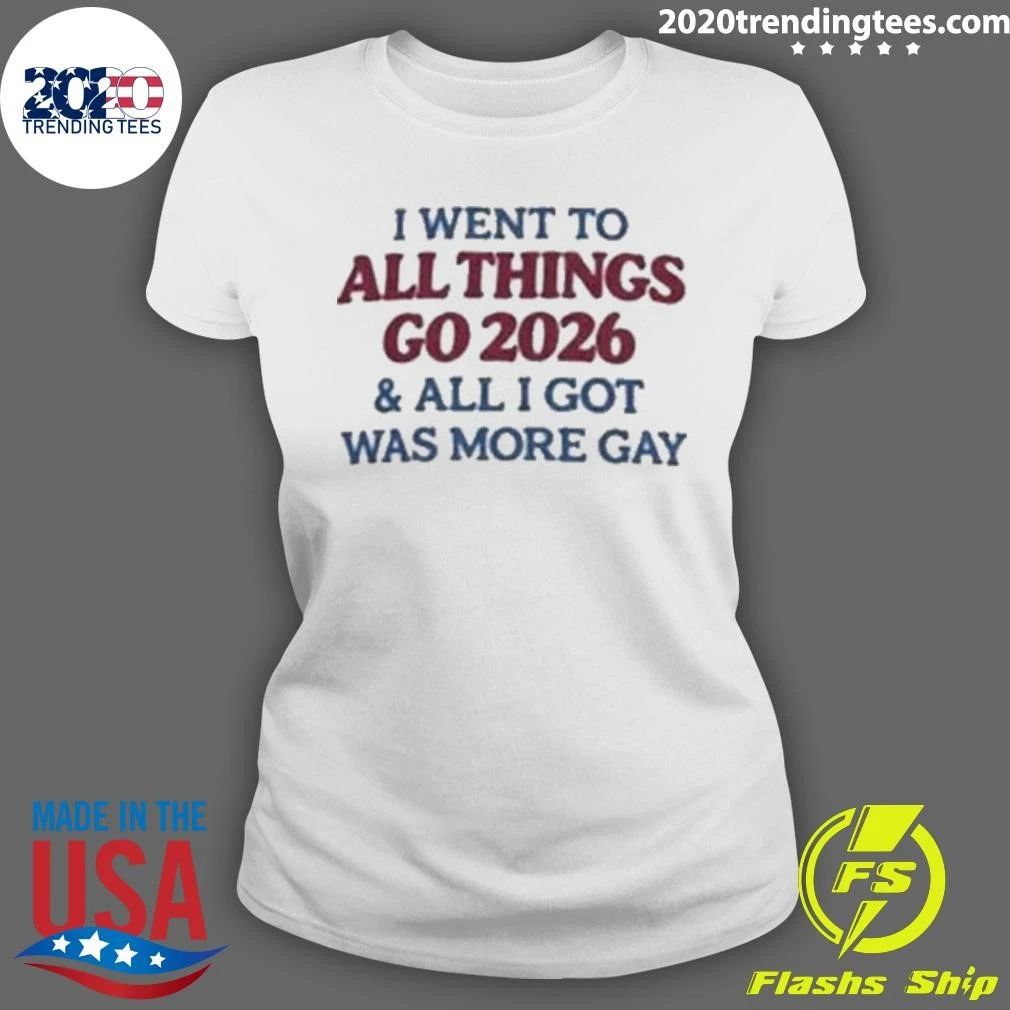 All Things Go NYC Festival 2026 Merch Got More Gay Ringer Tee Shirt