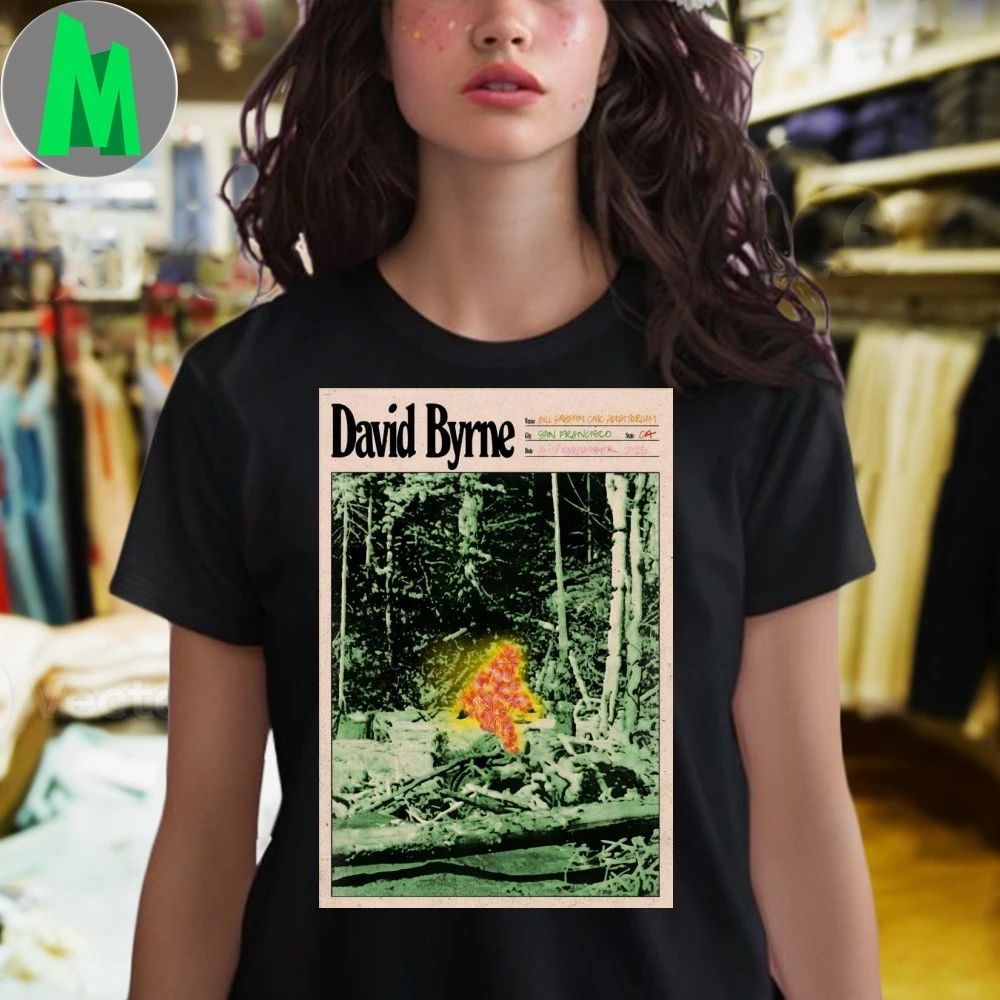 David Byrne Bill Graham Civic Auditorium In San Francisco CA Nov 16-18 2025 Poster Shirt