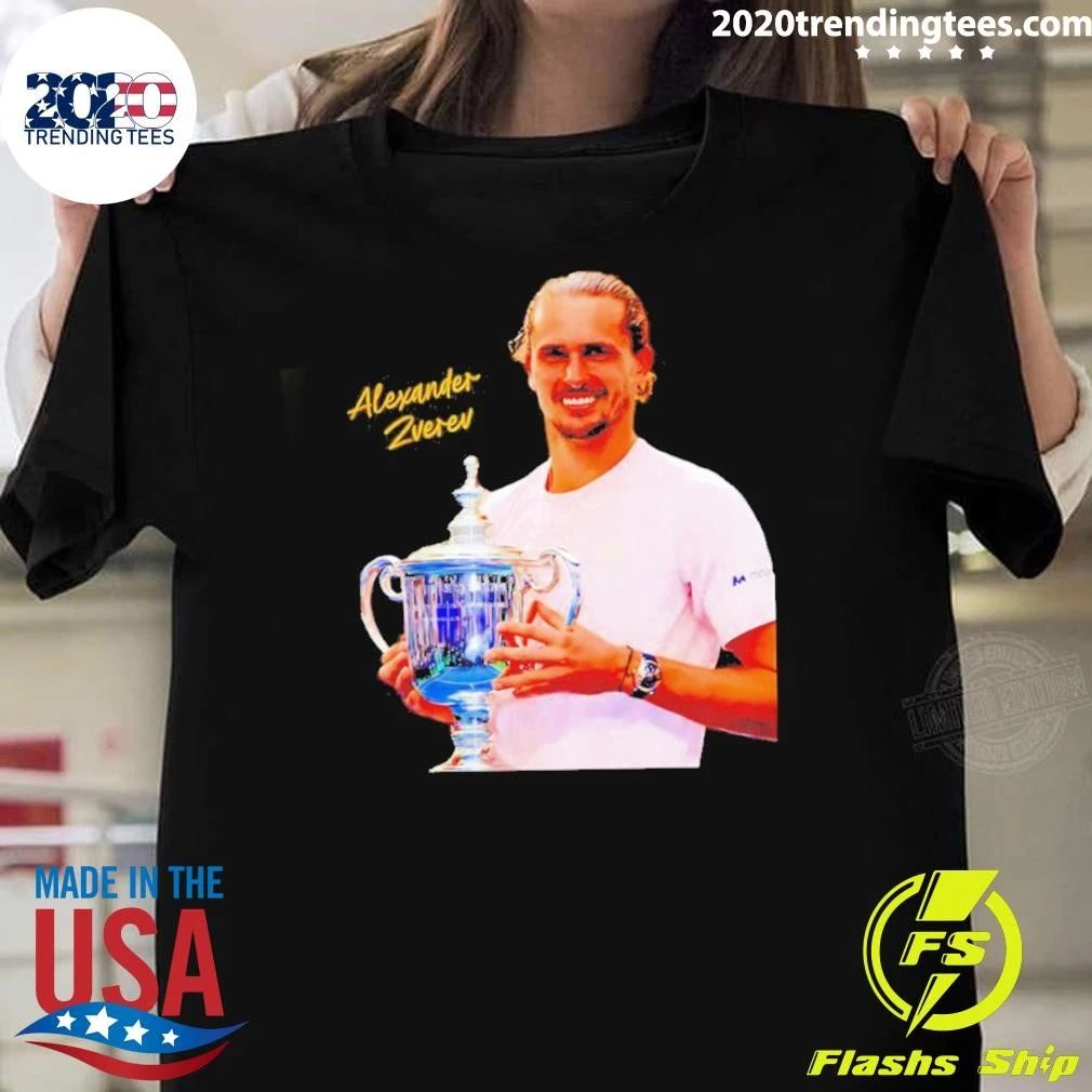 Alexander Zverev Us Open Champion 2026 Trophy Shirt
