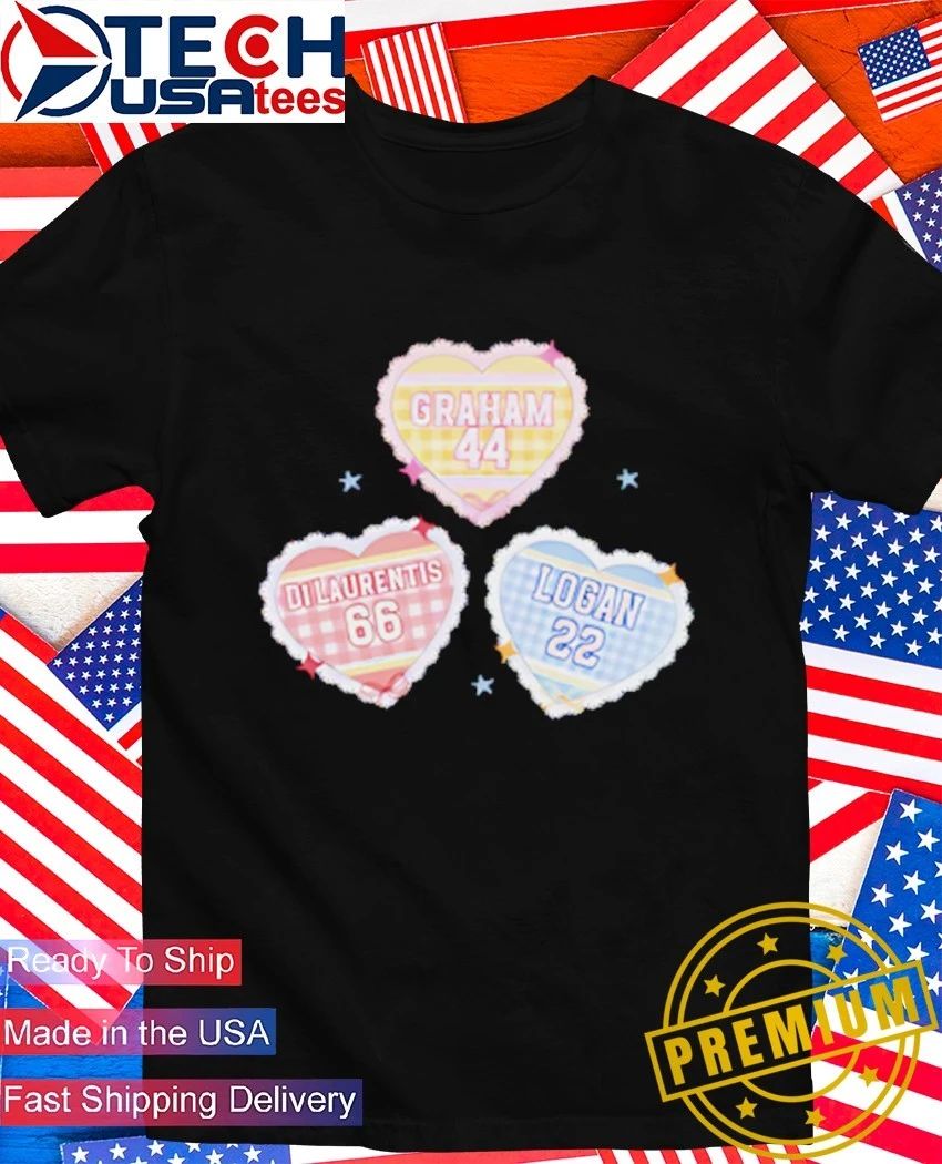 Hockey boyfriends Graham Logan DI Laurentis shirt