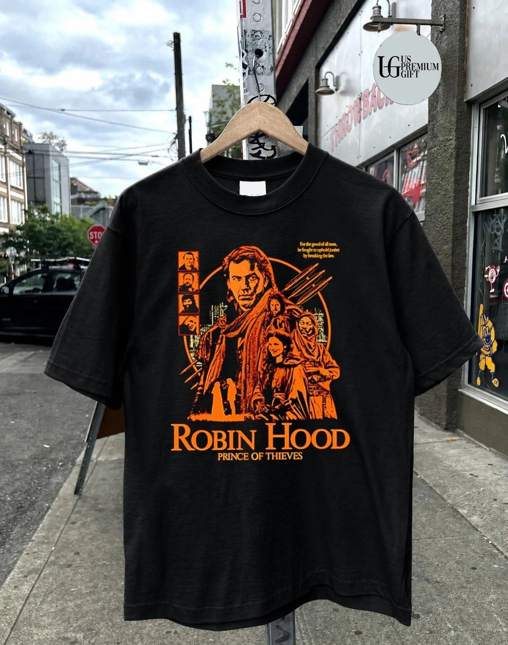 Robin Hood Prince of Thieves graphic shirt
