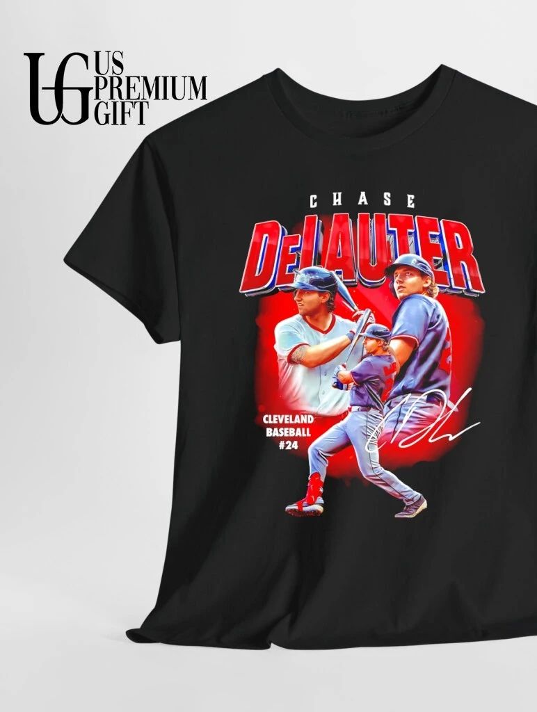 Chase DeLauter Cleveland Guardians baseball 2026 signature shirt