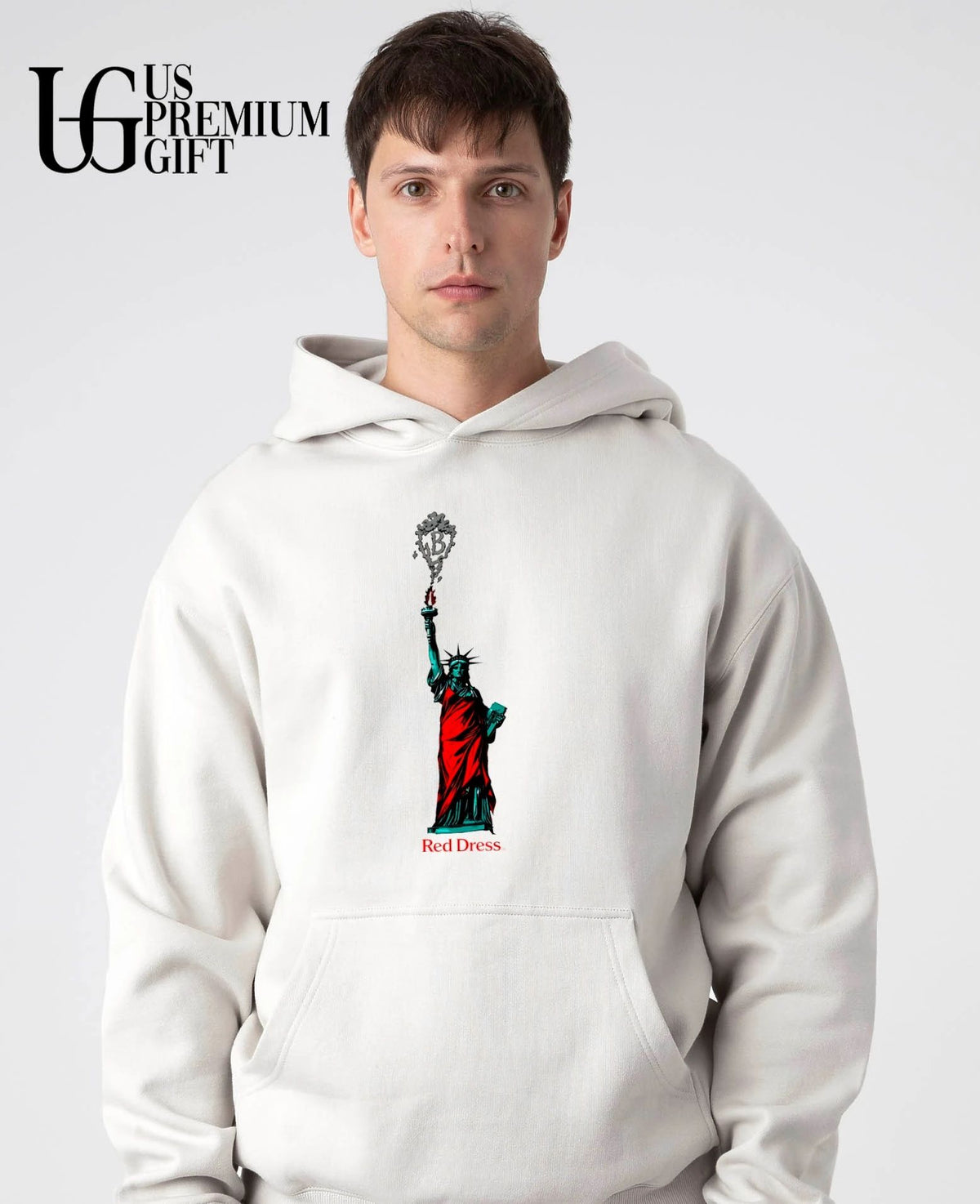 Jonas Brothers Statue Of Liberty Red Dress shirt