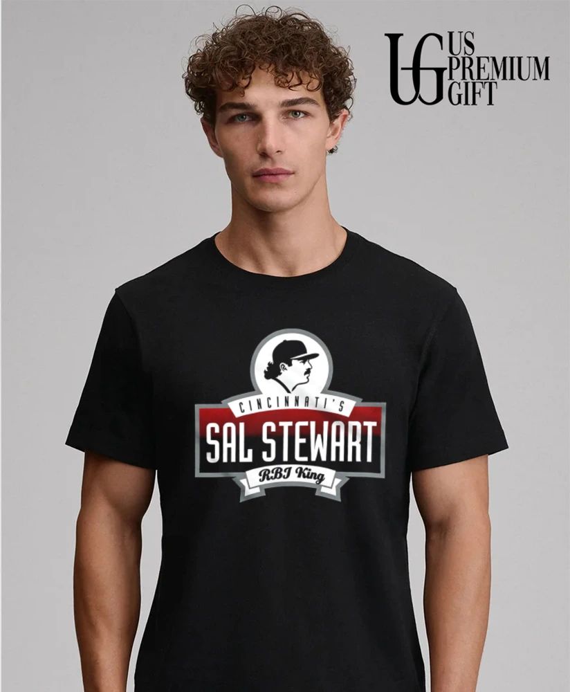 Sal Stewart RBI King Cincinnati Reds baseball shirt