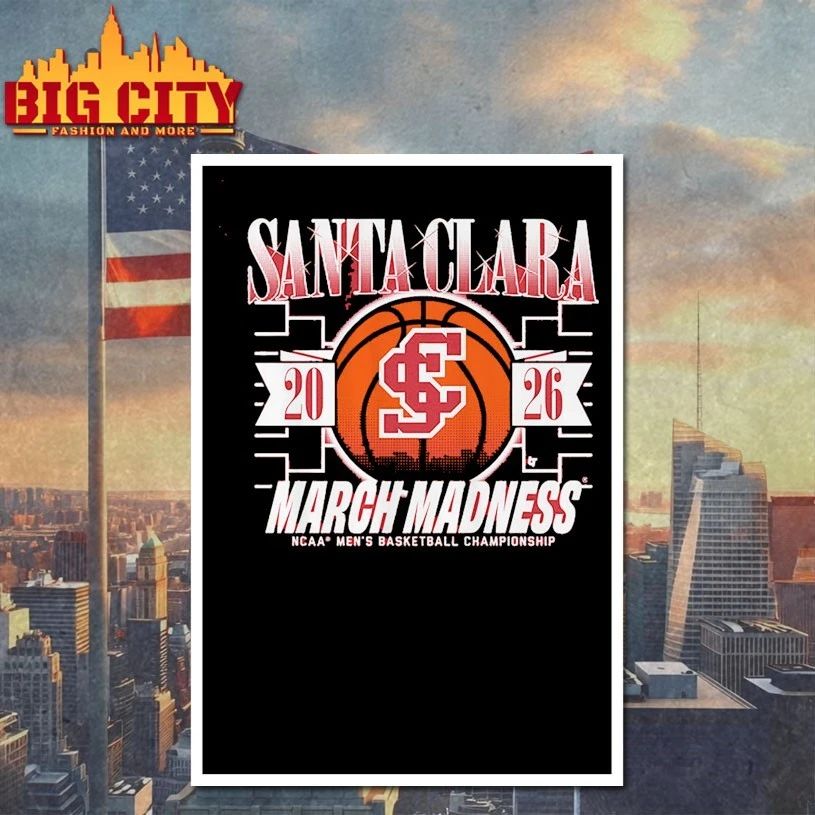 March Madness Santa Clara Broncos 2026 NCAA men’s basketball championship T-shirt