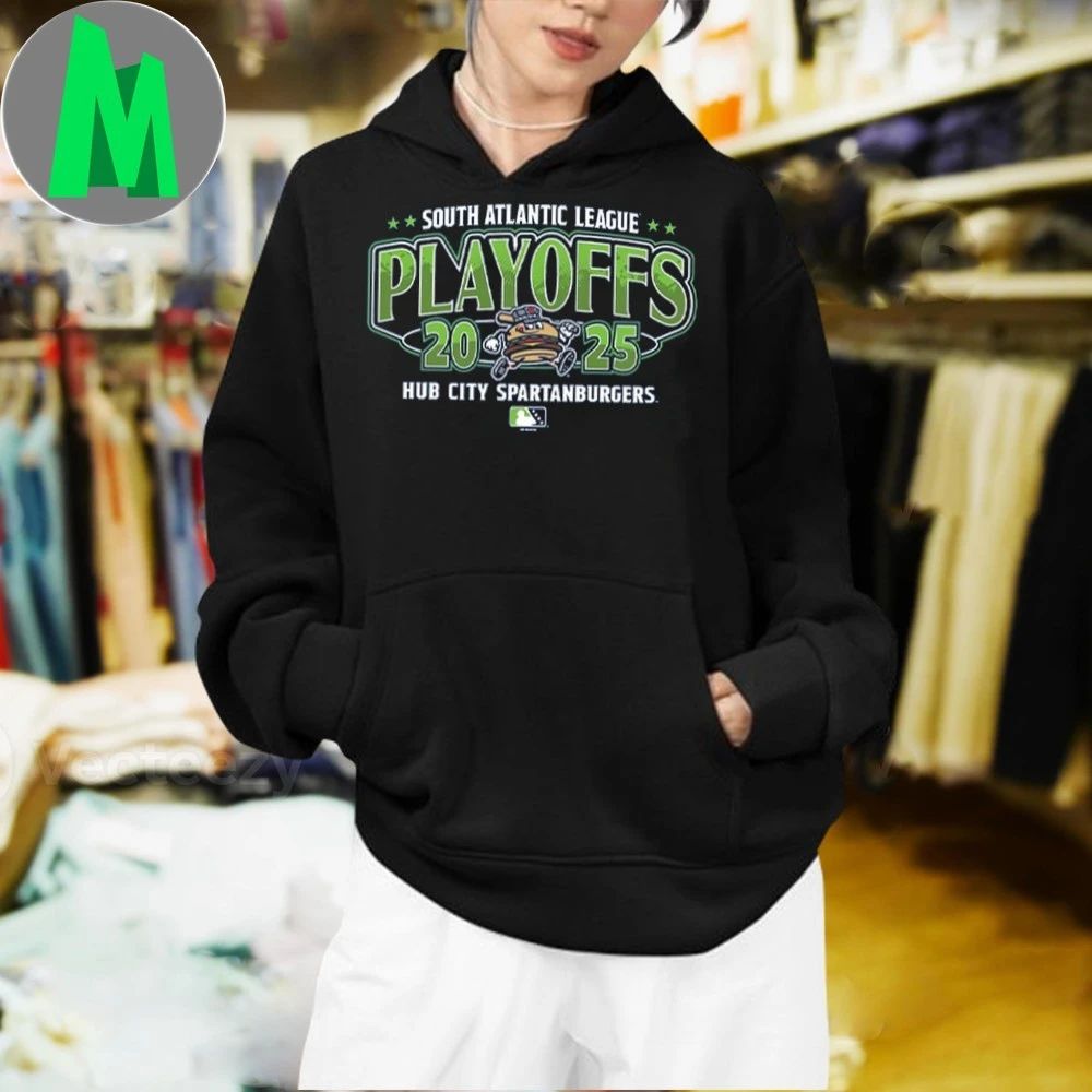 South Atlantic League Playoffs 2025 Hub City Spartanburgers Shirt
