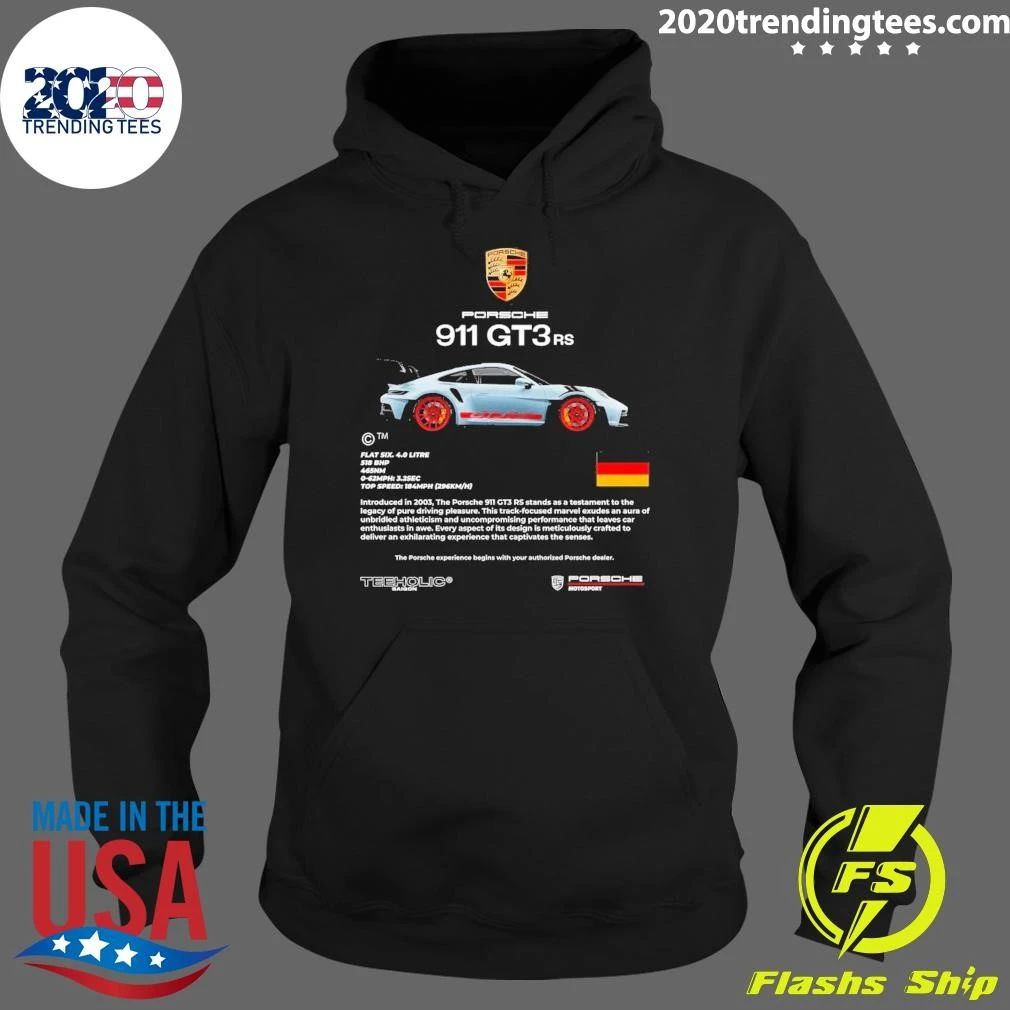 Moletom Casaco De Frio Carro Corrida Luxo Porsche 911 GT3RS Shirt