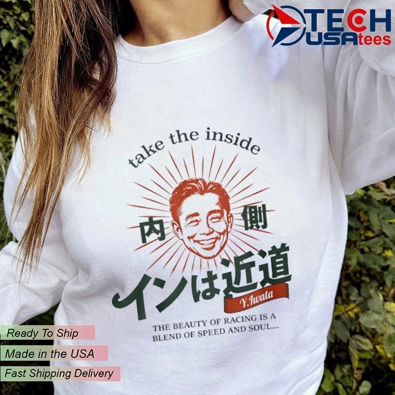 Yasunari Iwata take the inside shirt