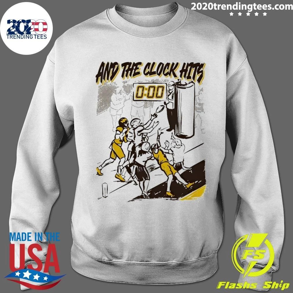 Western Michigan Broncos And The Clock Hits 0 00 Wsu Vs Michigan Shirt
