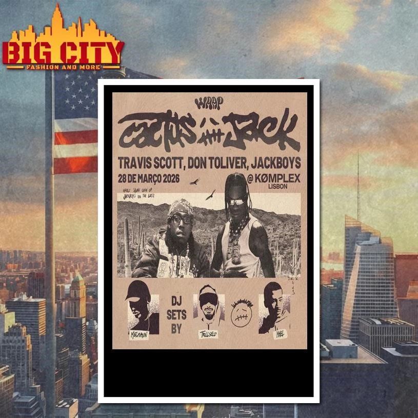 Wrap X Cactus Jack Show With Travis Scott Don Toliver And Jackboys On March 28 2026 Poster Shirt