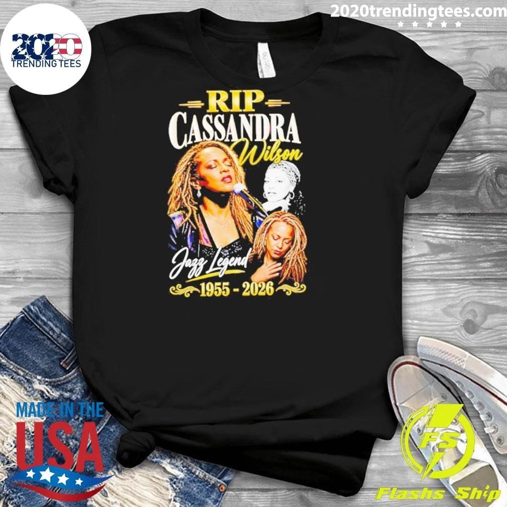 Rip Cassandra Wilson Jazz Legend 1955 2026 Shirt