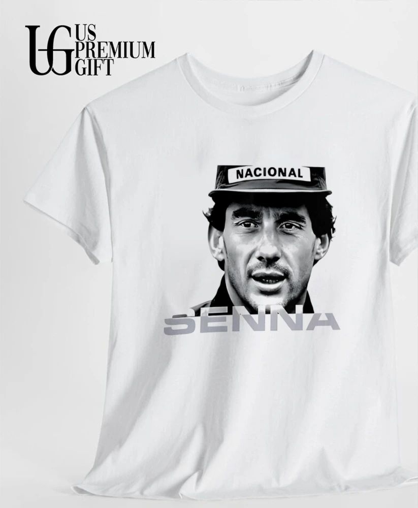 Ayrton Senna Nacional Formula 1 portrait shirt