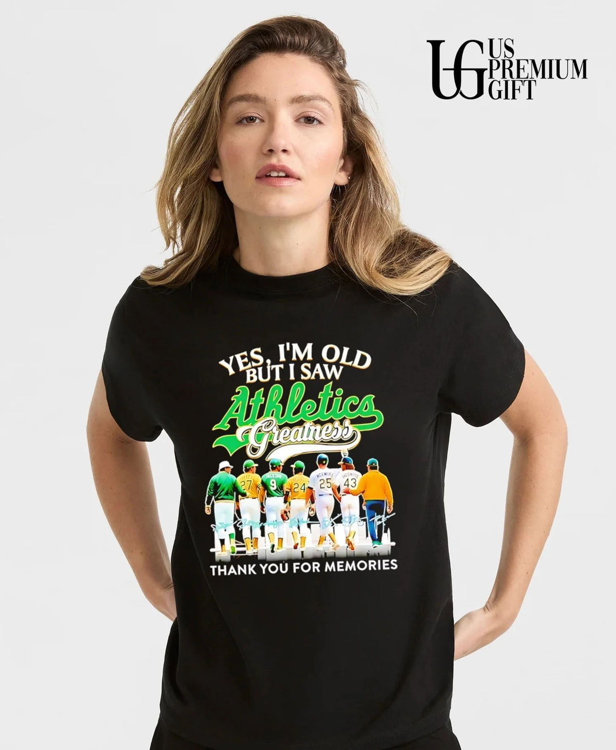 Oakland Athletics hockey yes I’m old but I saw Athletics Greatness thank you for the memories signature shirt