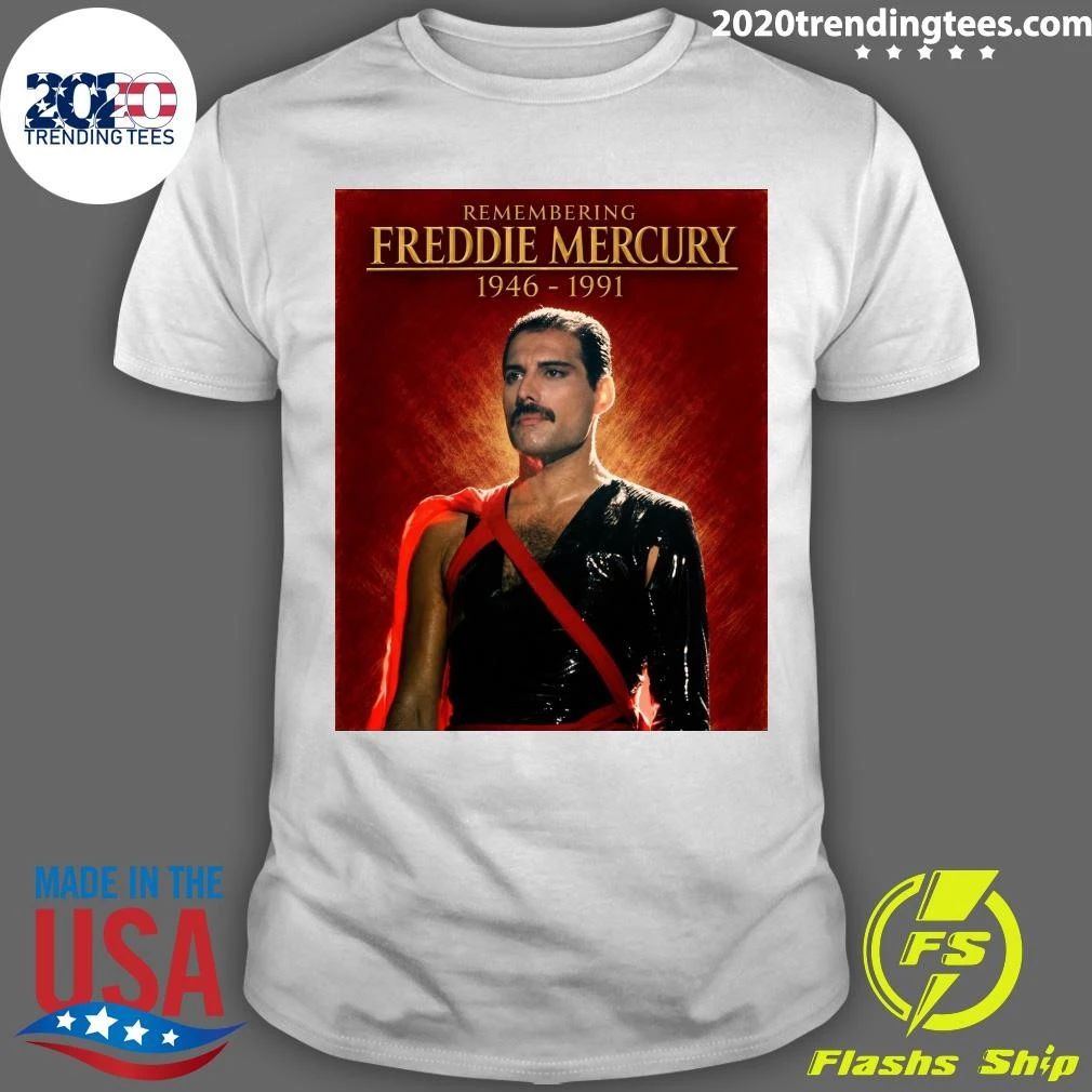 Remembering Freddie Mercury On What Would Have Been His 80th Birthday Shirt