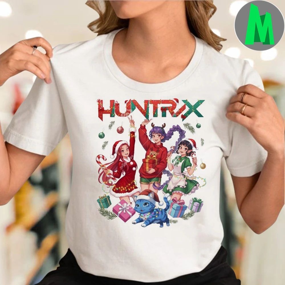 Huntrix Xmas Christmas Version Rumi Zoey Mira Shirt