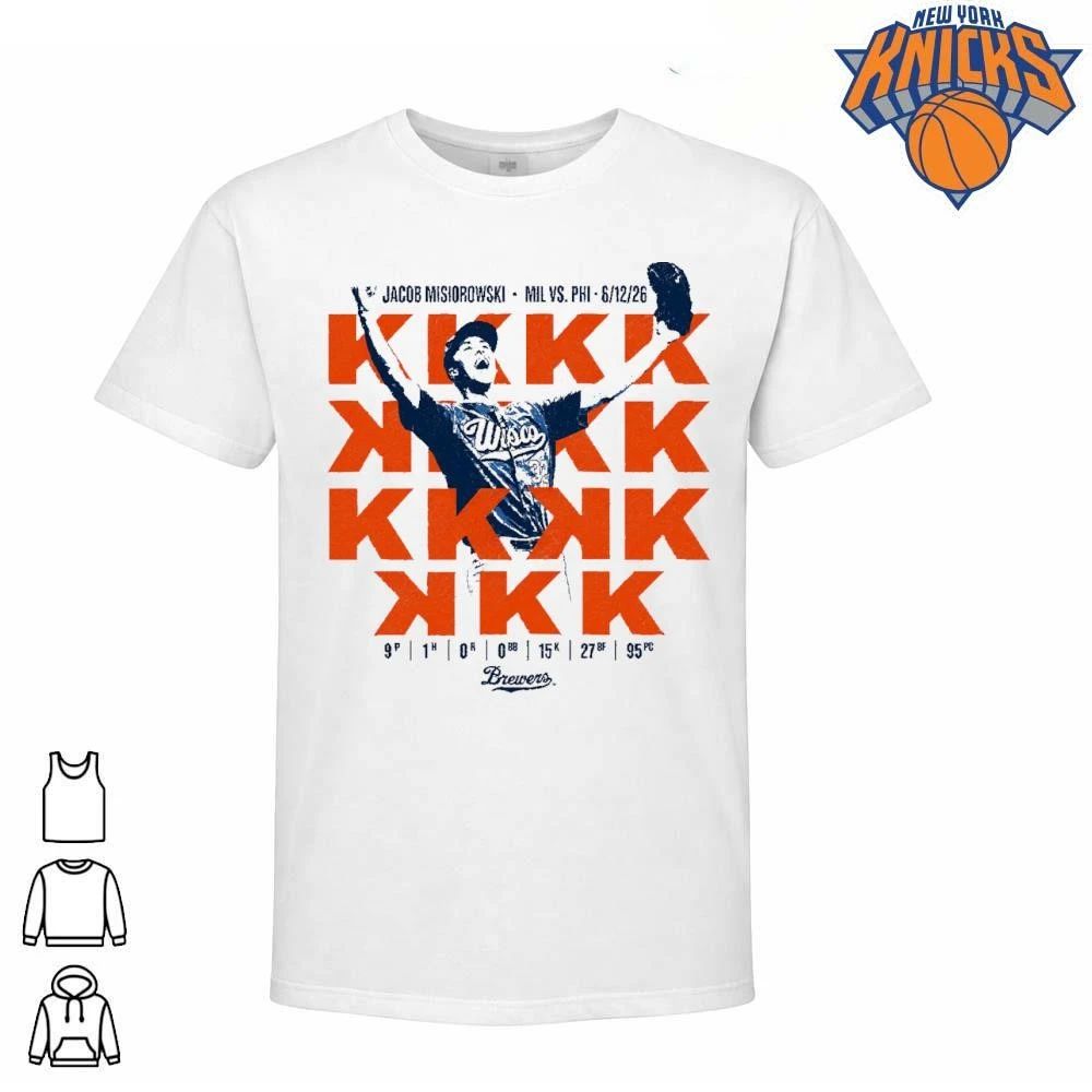 Jacob Misiorowski Milwaukee Brewers 15 Strikeouts Game June 12 2026 Mil vs Phi Baseball Shirt