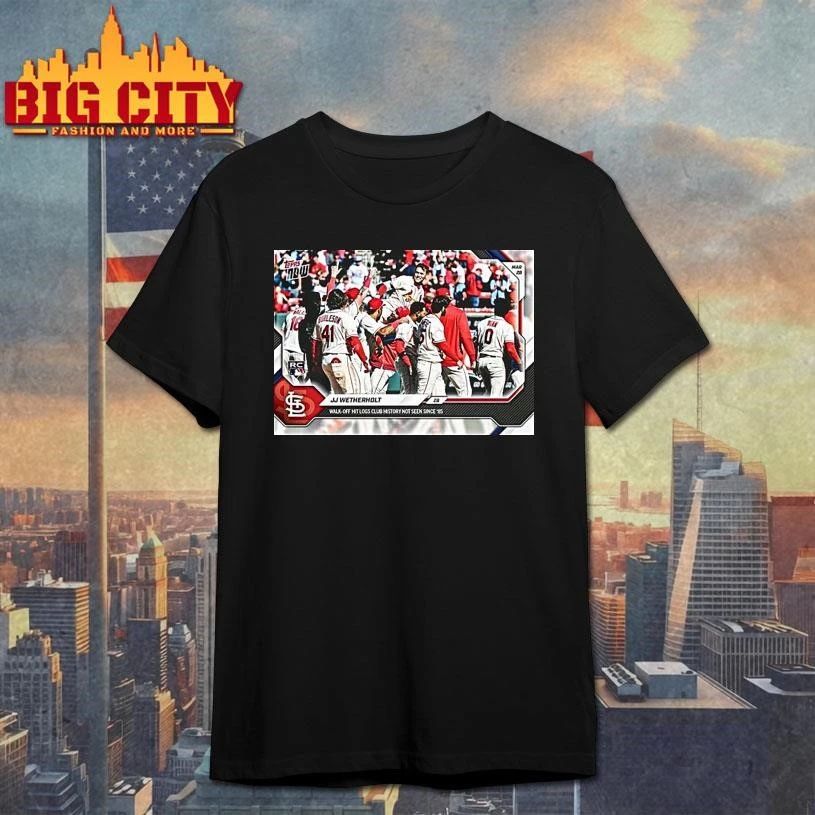Jj Wetherholt Recorded A Walk Off Hit That Made Club History St Shirt