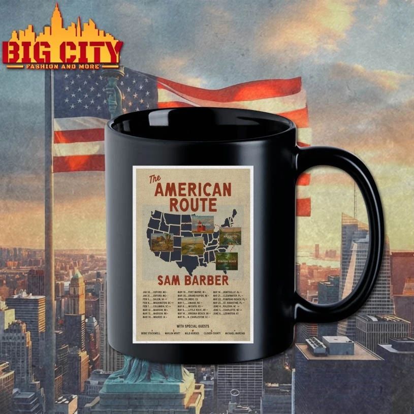Sam Barber Taking The American Route 2026 Poster T-shirt