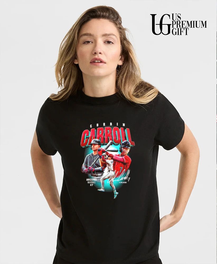 Corbin Carroll Arizona Diamondbacks baseball signature shirt