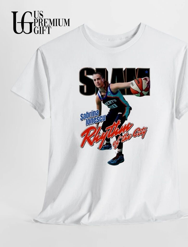 Sabrina Ionescu Rhythm of the City New York Liberty WNBA SLAM shirt