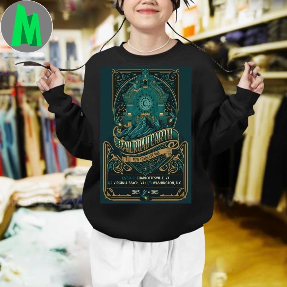 Poster Railroad Earth Tour 2026 New Shirt