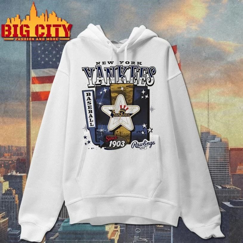 New York Yankees Cooperstown Rawlings 47 Graphic Shirt