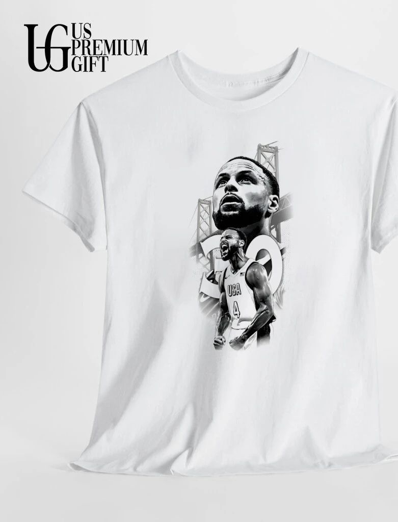 Stephen Curry Team USA basketball portrait shirt