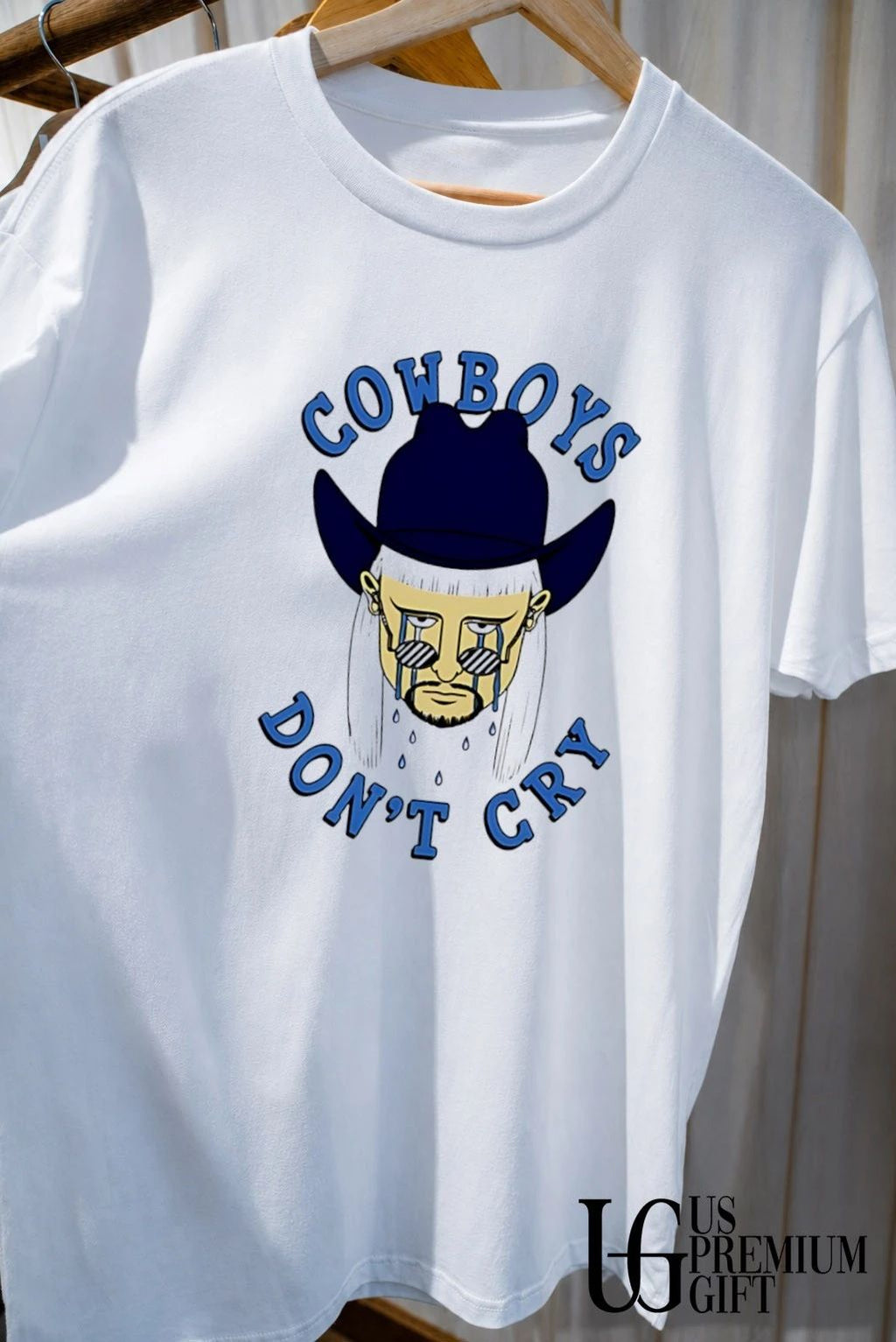 Cowboys Mullet crying western don’t cry shirt