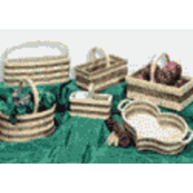 Wooden Basket Pattern Set (S-B263 & 264)